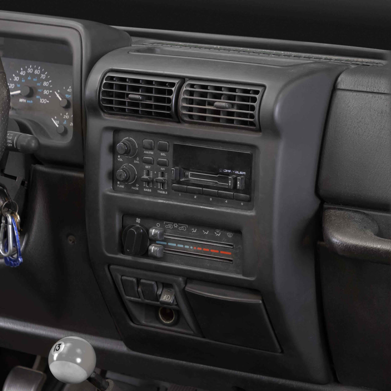 Metra 95-6549 Double DIN Dash Kit Compatible Fits Jeep Wrangler TJ 1997-2002