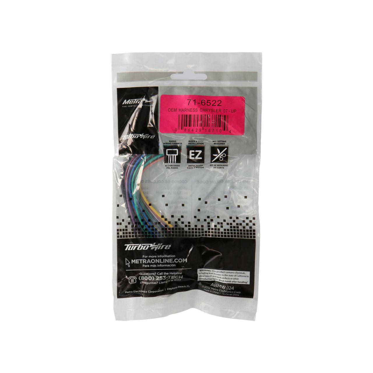 Metra 71-6522 OEM Harness Compatible Fits for Chrysler 07-Up