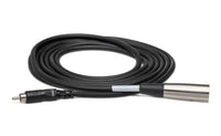 Thumbnail for Hosa XRM-105, RCA Male to 3-Pin XLR Male Unbalanced Interconnect Cable - 5 Feet