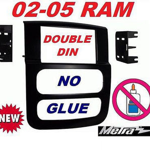02 03 04 05 Dodge Ram Car Stereo Double Din Install Dash Kit