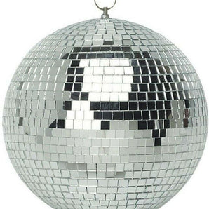 8" Mirror Balls Silver Covered with Tiny Mirrored Squares