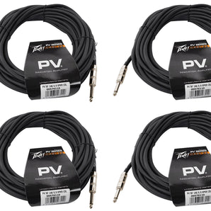 4 Peavey PV 50 Ft. 1/4" 14-gauge S/S Speaker Cable