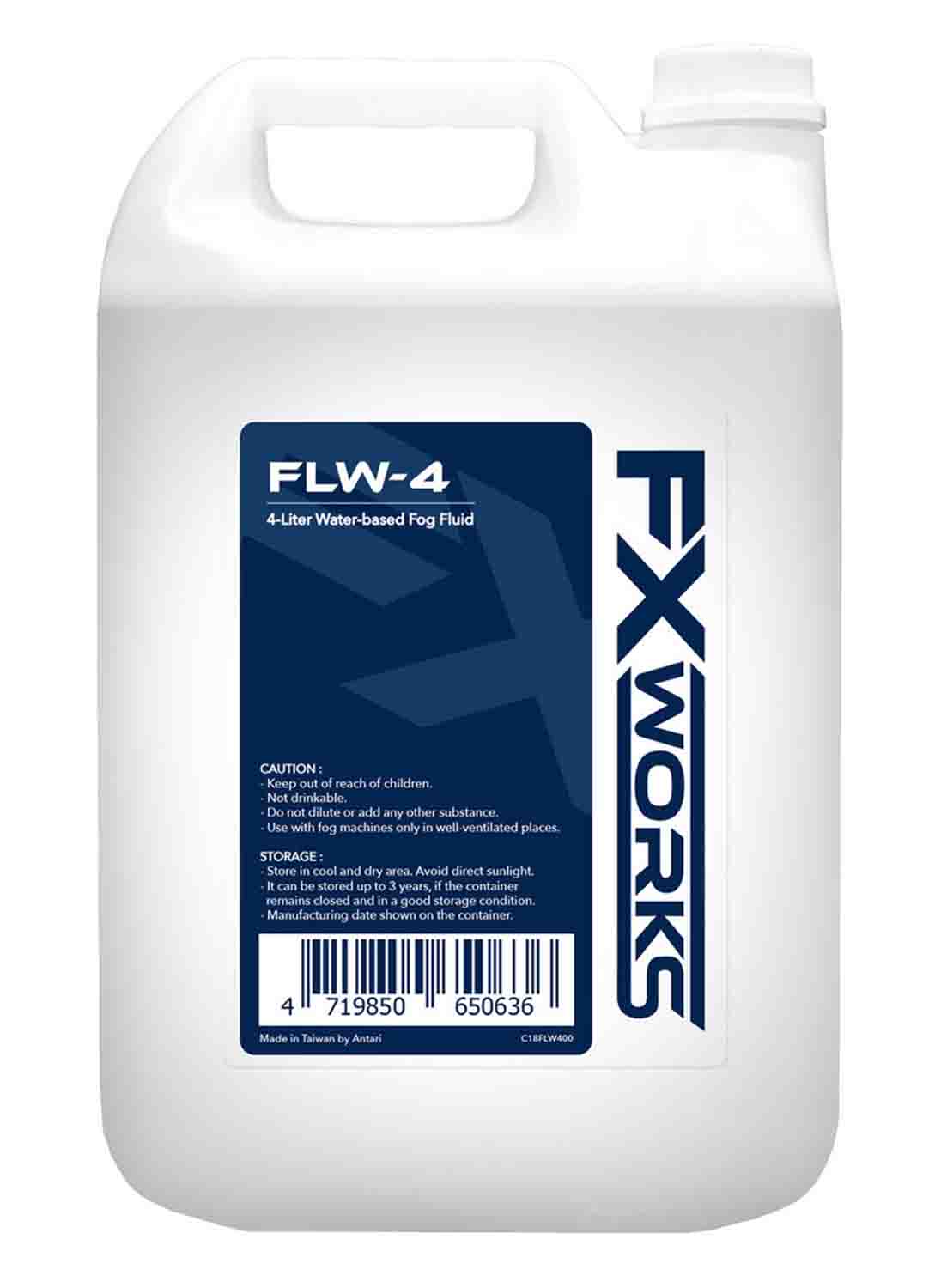 Antari FLW-4 FX Works Fog Fluid - 4L Bottle