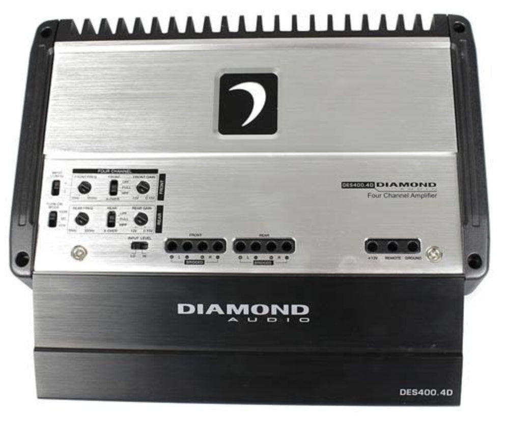 Diamond Audio DES400.4D  4-Channel Full Range Class D Amplifier