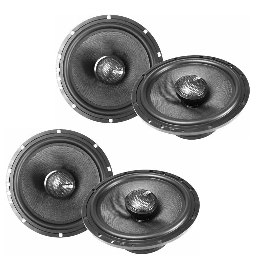 2 Diamond Audio DES652 6.5“ 2-Way Coaxial Speaker with 25mm Aluminum Dome Tweeter