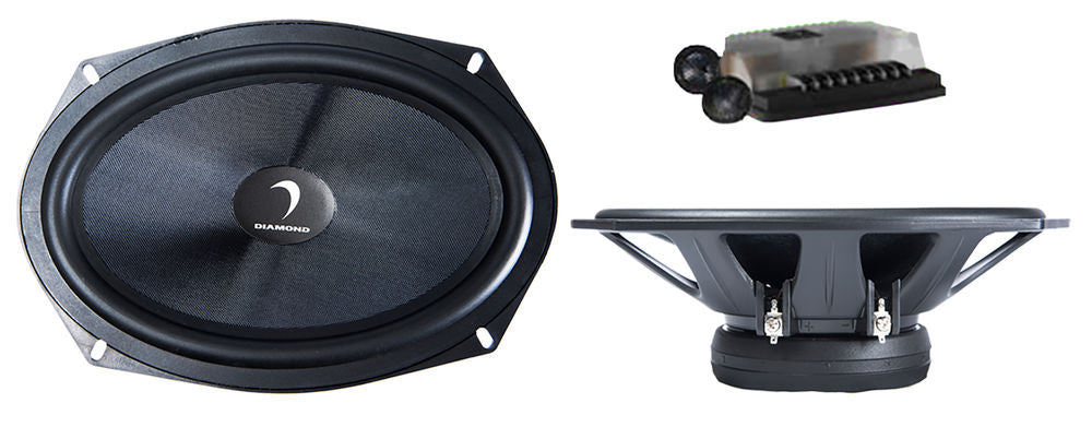 2 Diamond Audio DES69C DES Series 6x9" 2-way Component System