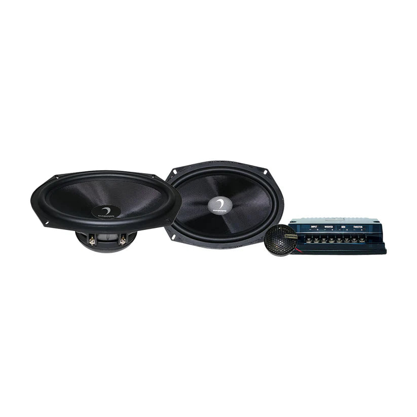 2 Diamond Audio DES69C DES Series 6x9" 2-way Component System
