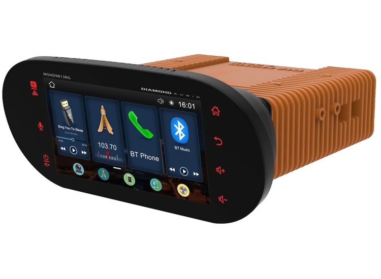 Diamond Audio MSHD9813RG Plug N-Play Digital Media Receiver for 1998-2013 Harley Davidson Road Glide