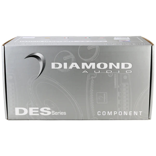 Diamond Audio DES65C 6.5" 2-Way Component System 25mm Aluminum Dome Tweeter