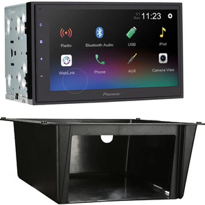 Pioneer DMH-342EX 6.8" Bluetooth Double DIN Radio & Universal Mount Kit