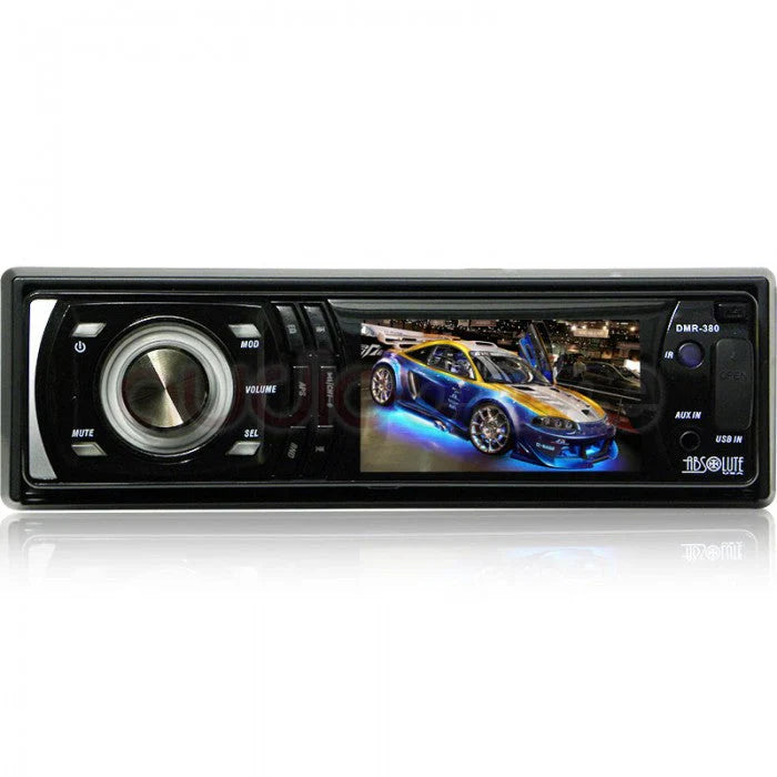 Absolute DMR380BTAD DVD/CD/MP3/AM/FM Player & Pair BLS-6904 6X9" speaker