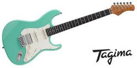 Thumbnail for Tagima T 640 SUPER-SG-DF/AWH Electric Guitar - Surf Green