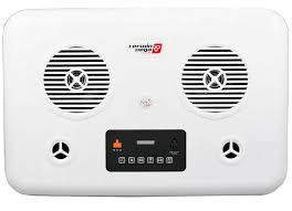 Cerwin Vega CVC65B 55QT Blue Cooler with 6.5" 2-Way Marine Built-In Speakers, BT Streaming, Phone Charger, 10hr Battery