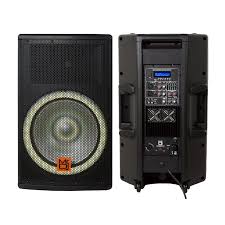 MR DJ SYNERGY15 15" 2-Way PA Powered Active Speaker System 4500W Audio Bluetooth USB KTV Speaker