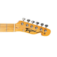 Tagima TW 55-SB-LF/WH Solid Poplar Tele Style Electric Guitar - Sunburst