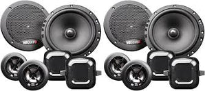 2 Pair MB Quart DS2-216 Discus 6.5 Inch Component Speaker System