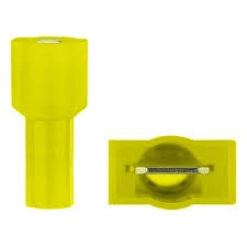 Install Bay 3MYNMD250F 3M™ Yellow Nylon Male Quick Disconnect 12-10 AWG .250