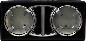 Absolute CDEB12BK Dual Black 12" Ported Enclosure Subwoofer Box