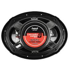 Cerwin Vega H7693 6x9" 3-Way Speakers + Black Flat Enclosure Speaker Box