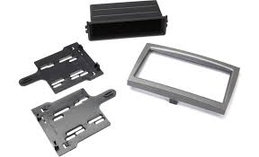 POR911S Dash Kit Fits select 2005-12 Porsche Single/Double-DIN Silver