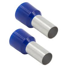 Install Bay FVBL1 Blue 1/0 GA Ferrules Package of 100