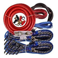 Thumbnail for Complete 2000W 4 Gauge Car Amplifier Installation Wiring Kit Amp 4 Ga Blue