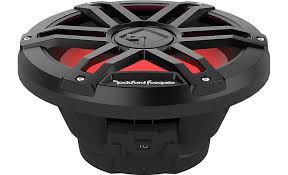 Rockford Fosgate M1D2-12B 1200W 12” M1 Dual 2-ohm Marine Subwoofer Color Optix LED Black