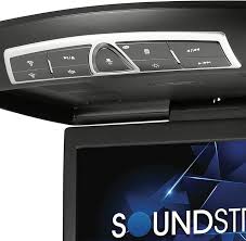Soundstream VCM-138H Ceiling Mount DVD Entertainment System w/ MobileLink Smartphone Mirroring & 13.8” LCD