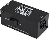 Thumbnail for Samson MLI1 Line Level Mono Passive Isolation Box