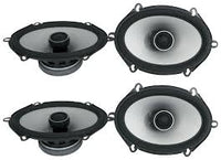 Thumbnail for 2 Pairs Alpine S2-S68 5x7 (6x8) Speaker 2-Way Coaxial Speakers Bundle