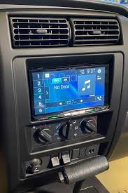 Thumbnail for Metra 95-6541 Matte Black Double DIN Stereo Dash Kit for 2003-2006 Jeep Wrangler