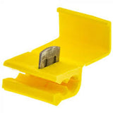 Scotchlok 12/10 gauge insulation displacement connector in yellow, designed for reliable electrical connections.