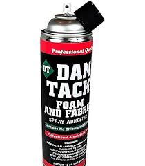 12 Dan Tack 2012 professional quality foam & fabric spray glue adhesive Can 12 oz