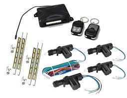 Absolute CDLA-500 4 Door Power Central Lock Kit Car Remote Control Conversion w/ 2 Keyless Entry