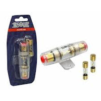 Thumbnail for 2 80 Amp Inline AGU Fuse Holder Fits 4, 8 & 10 Gauge Wire