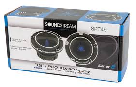 Soundstream SPT.46 3.5" Pro Audio Super Bullet Tweeter 400W (Pair)