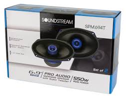 Soundstream SPM.694T 6x9" Pro Audio Midrange Speaker with Super Tweeter 550W (Pair)