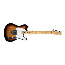 Tagima TW 55-SB-LF/WH Solid Poplar Tele Style Electric Guitar - Sunburst