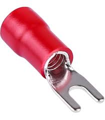 Install Bay RVST88 Red Vinyl Spade Terminal 8 Gauge #8 Package of 25