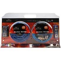 Absolute KIT-1450 Amplifier Kit 0 Gauge Complete Amplifier Installation AMP Kit