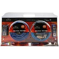 Thumbnail for Absolute KIT-1450 Amplifier Kit 0 Gauge Complete Amplifier Installation AMP Kit