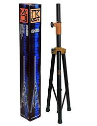 Thumbnail for 2 Mr Dj Heavy Duty Deluxe Pro Audio Tripod DJ PA Speaker Stands Extend to 7 feet