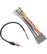 Thumbnail for Metra 95-6541 Double DIN Dash Kit Fit Jeep Wrangler 2003-2006 Harness Antenna