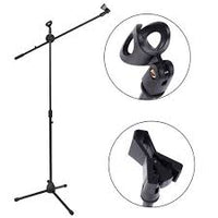 Thumbnail for 10 MR DJ MS500 Heavy Duty Telescoping Microphone Mic Boom Stand Tripod Cast Base