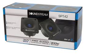 Soundstream SPT.42 3.65" Pro Audio Super Bullet Tweeter 300W (Pair)