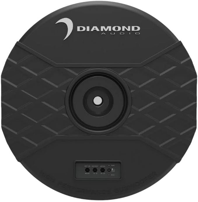 Diamond Audio DPSTX12 DMD Series 11" Shallow Spare Tire Passive Dual Voice Coil Subwoofer (4Ω)