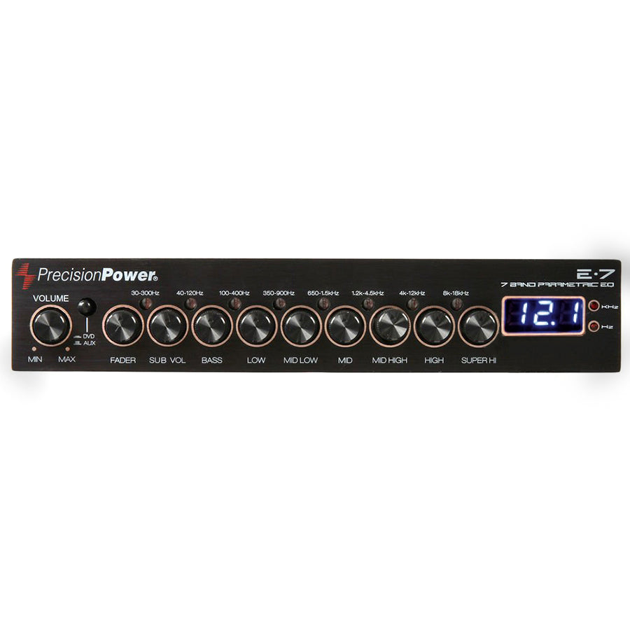 Precision Power E.7 7-Band Parametric Equalizer w/ LED Display