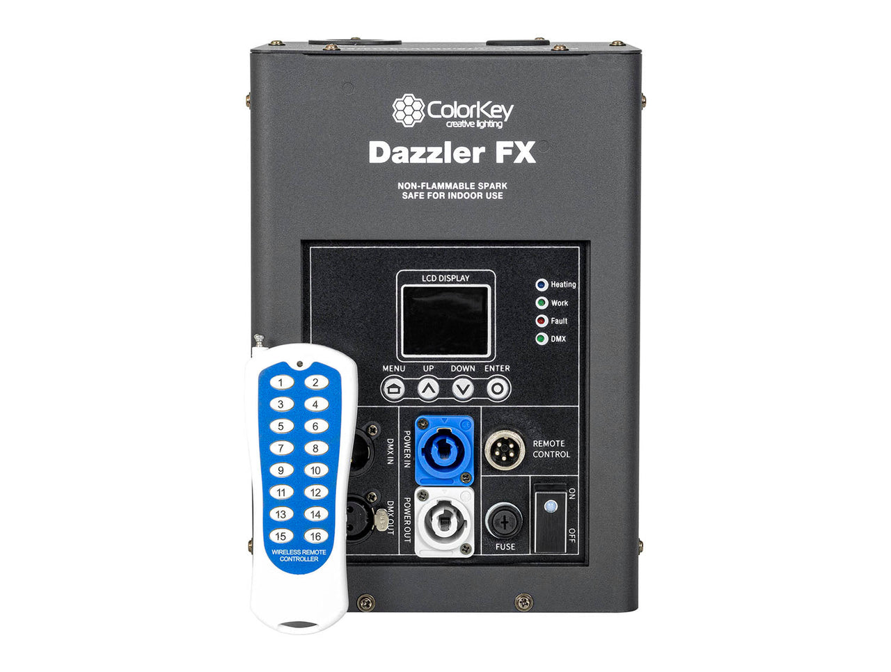 ColorKey CKU-7700 Dazzler FX Cold Spark Machine - Black