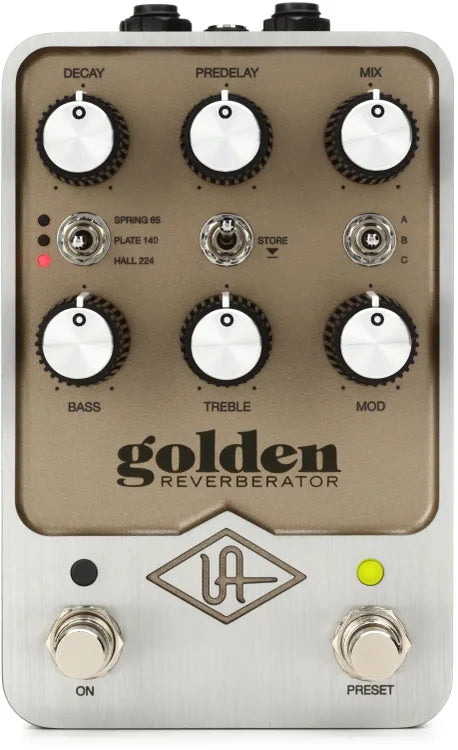 Universal Audio UA-GOLDEN-U UAFX Golden Reverberator Pedal