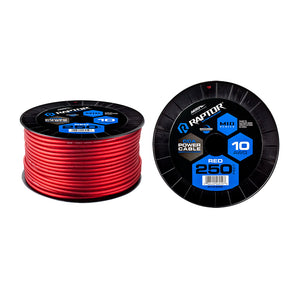 Raptor R4R10-250 250ft 10awg Red CCA Mid-series Power Cable